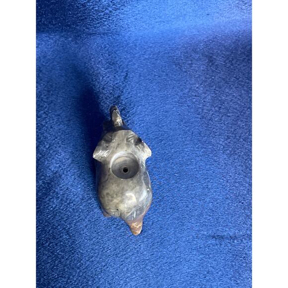 Miniature Hand Carved Stone Elephant Incense Burner - Picture 6 of 7